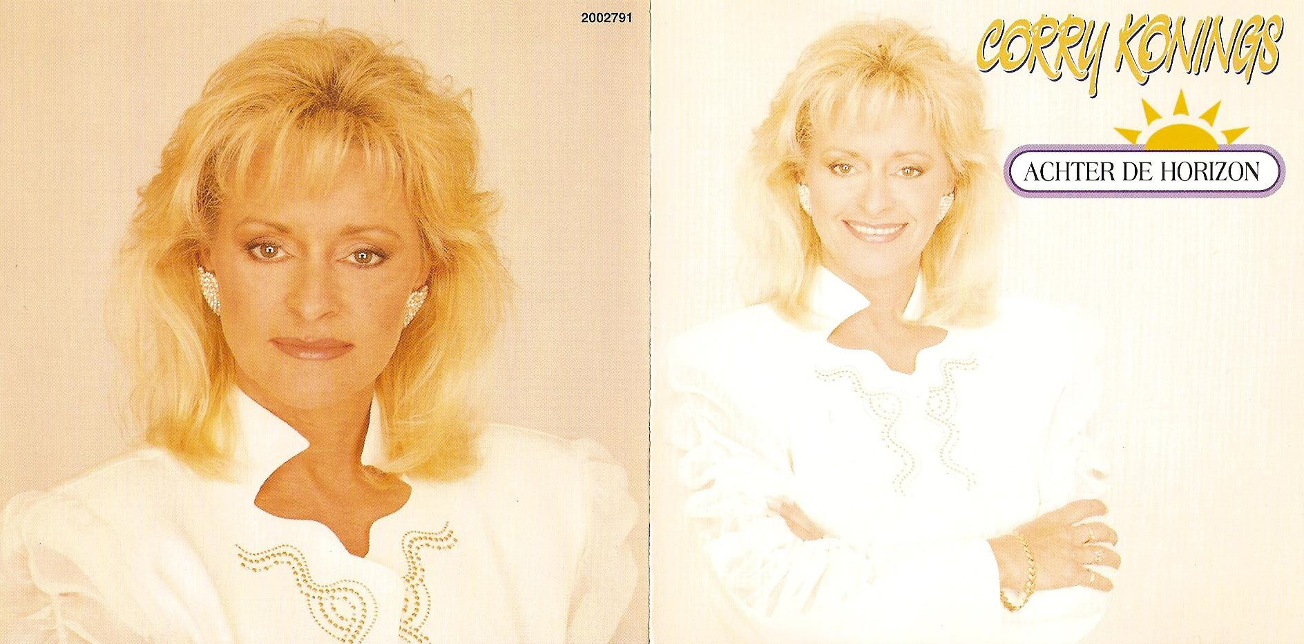 Corry Konings  Achter De Horizon : Front + inlay